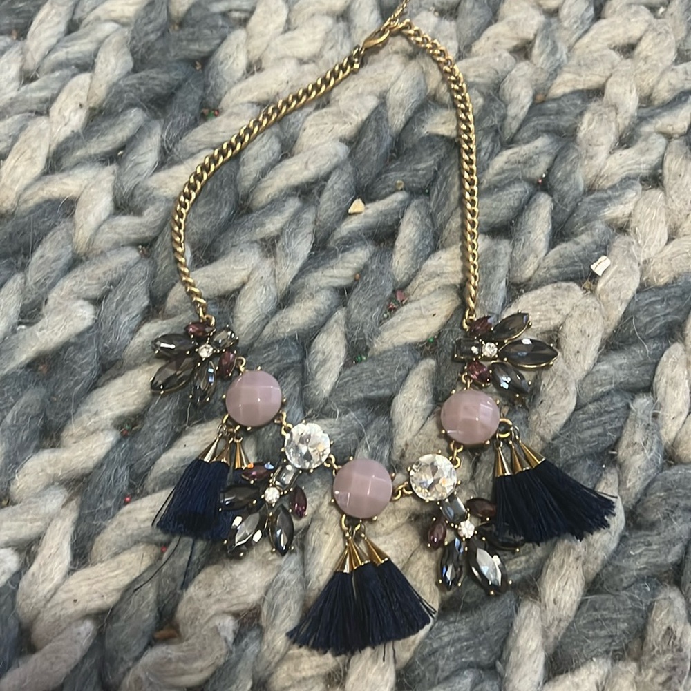Bling Tassel Necklace